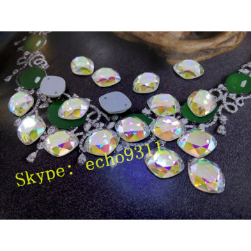 Glass Sewing Stones Crystal Sew on Stones (DZ-1224)